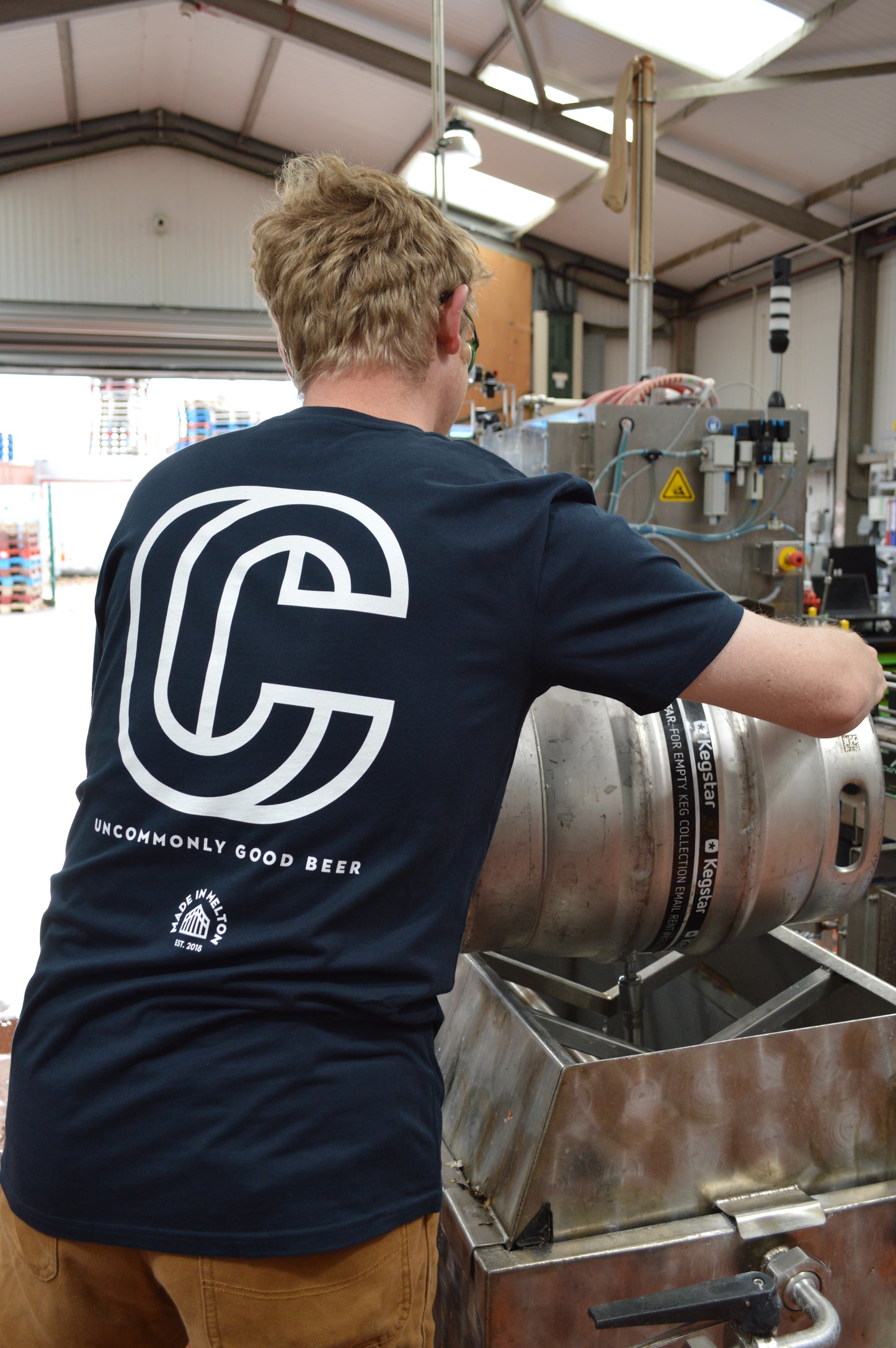 NEW Navy Uncommonly Good Beer Short Sleeve T Shirt