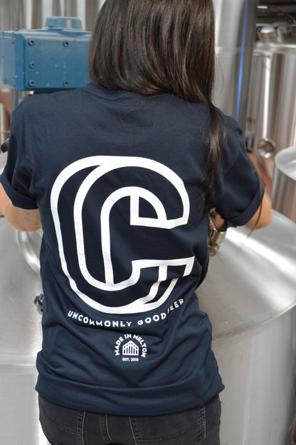 NEW Navy Uncommonly Good Beer Short Sleeve T Shirt