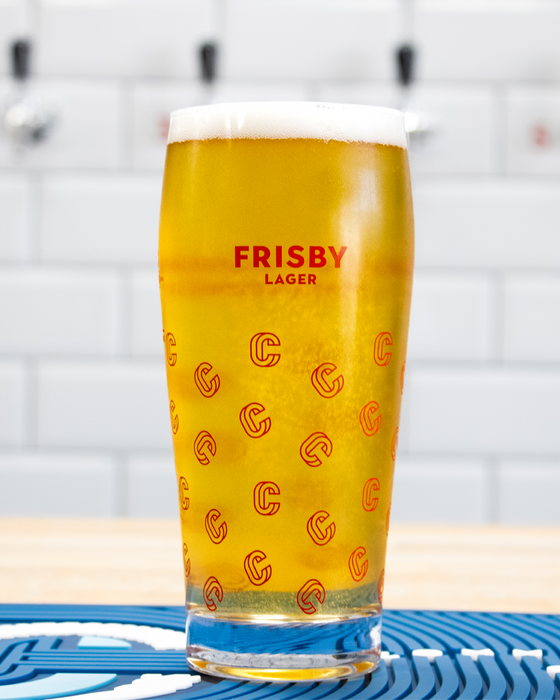 Round Corner RCB Frisby Pint Glass - Round Corner Brewing