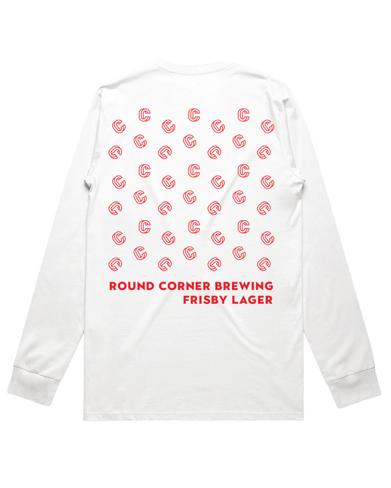 Round Corner RCB Frisby Long Sleeve T-Shirt - Round Corner Brewing